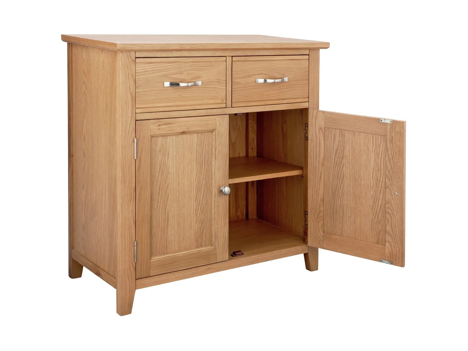 Oak finish 2-door sidebaord