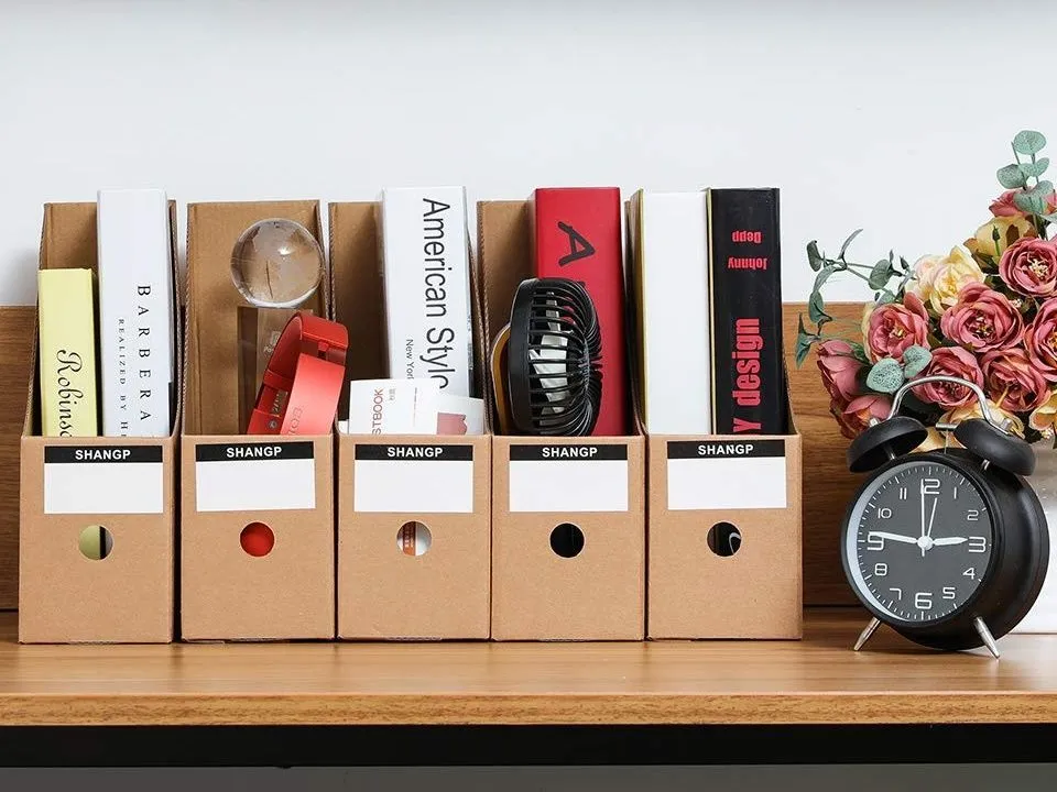 Cardboard magazine holders