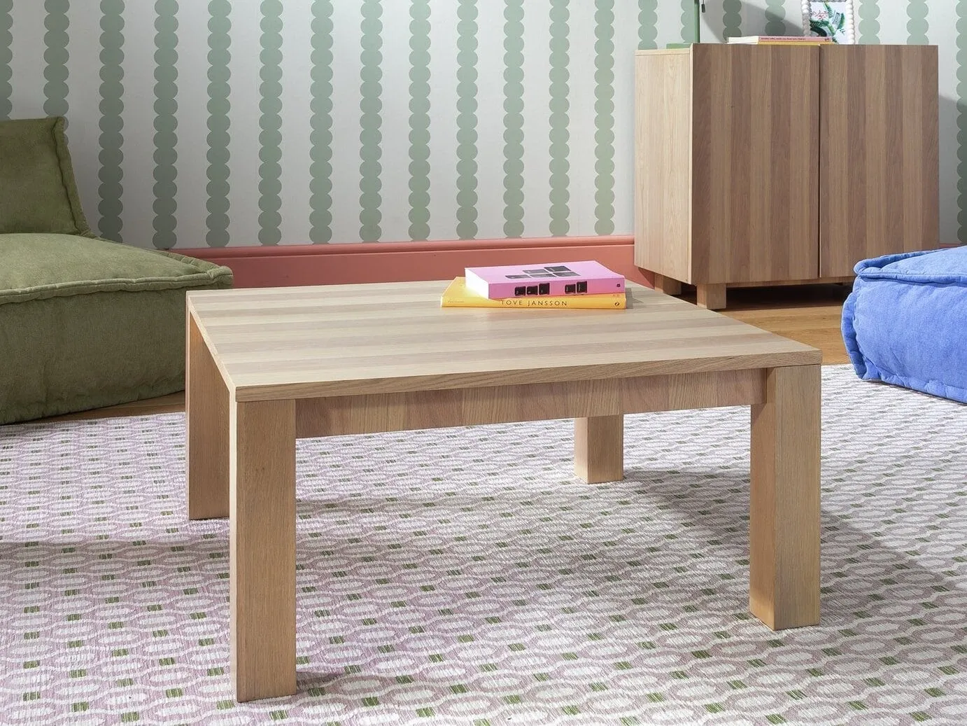 Light oak finish table
