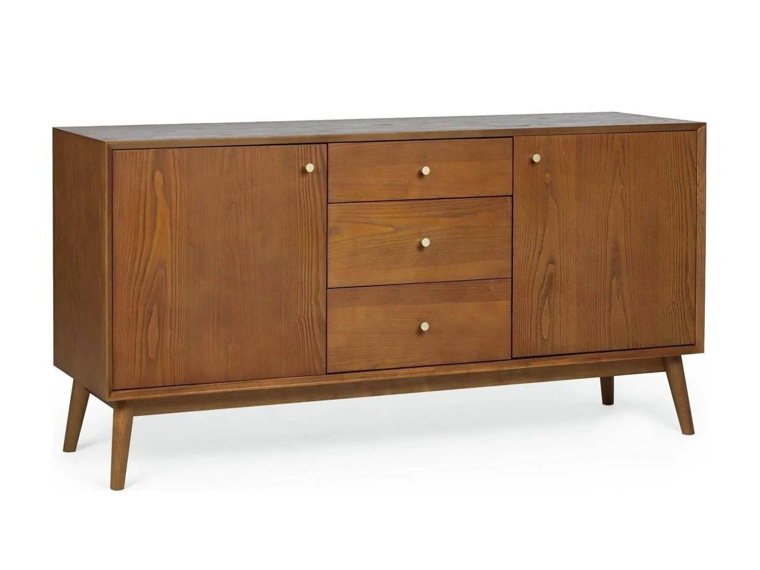 Mid-century style sideboard with 2 doors and 3 drawers