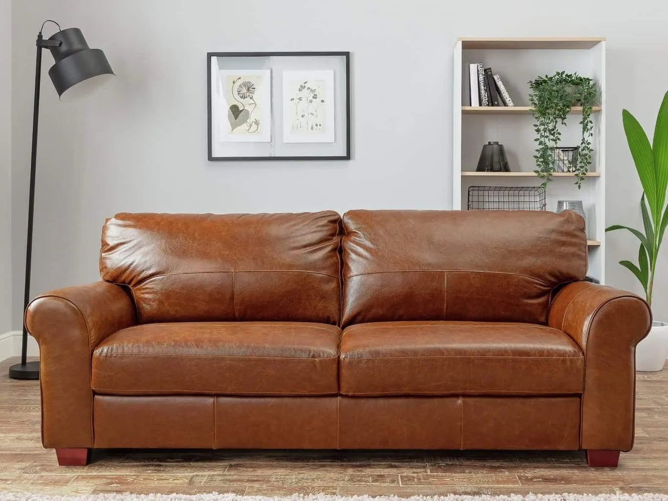 Leather sofa