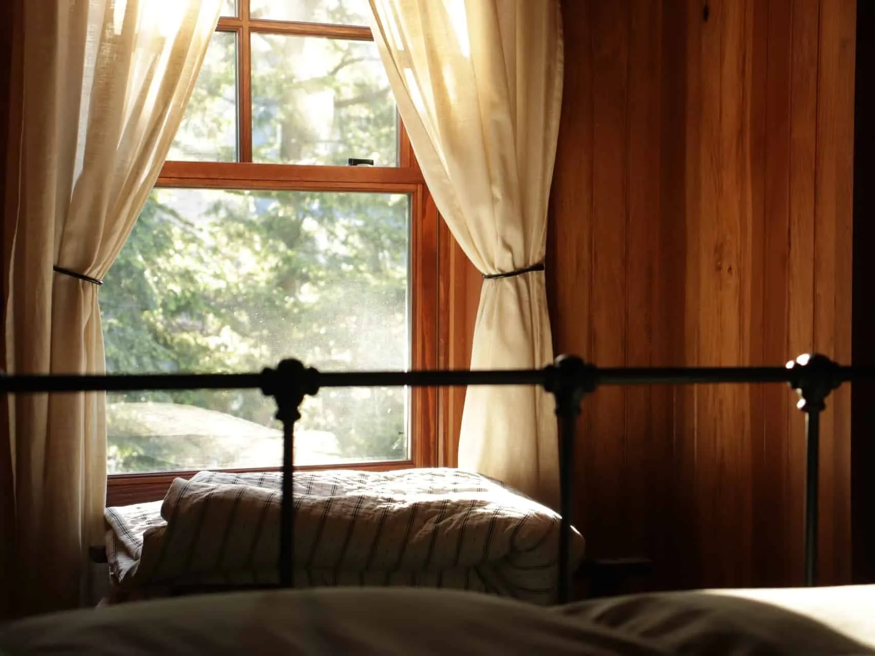 Bedroom curtains