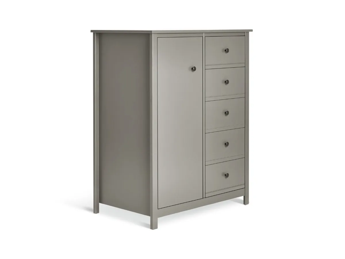Grey short wardrobe