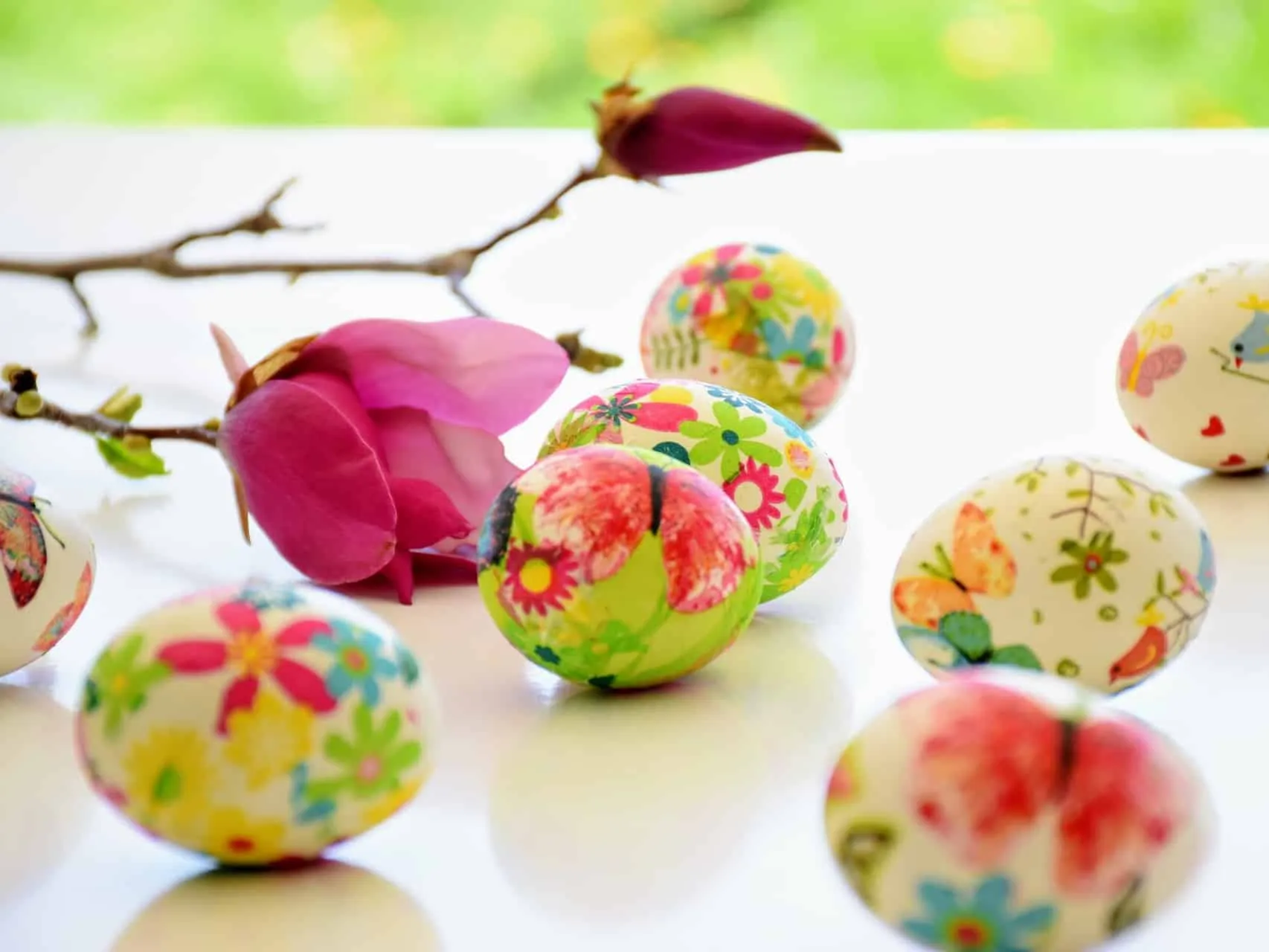 hand painted eggs