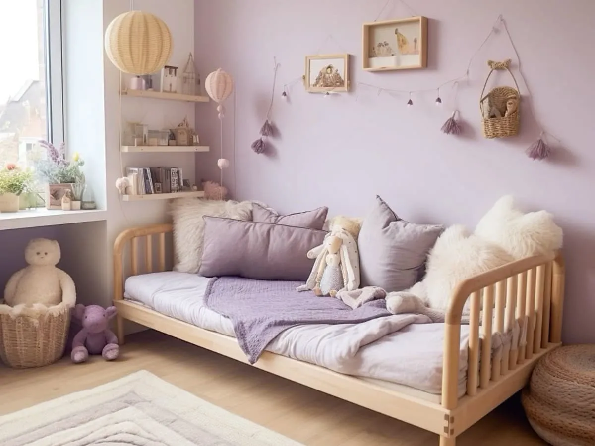 Lilac bedroom