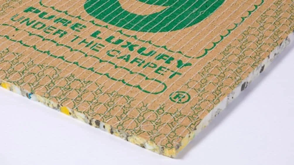 Foam-backed underlay