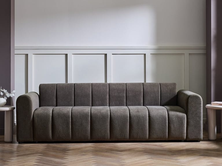 Mink fabric sofa bed