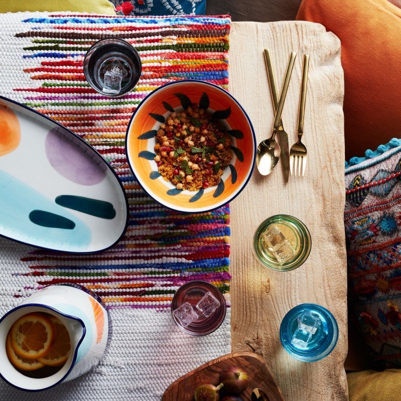 Bohemian summer tableware collection