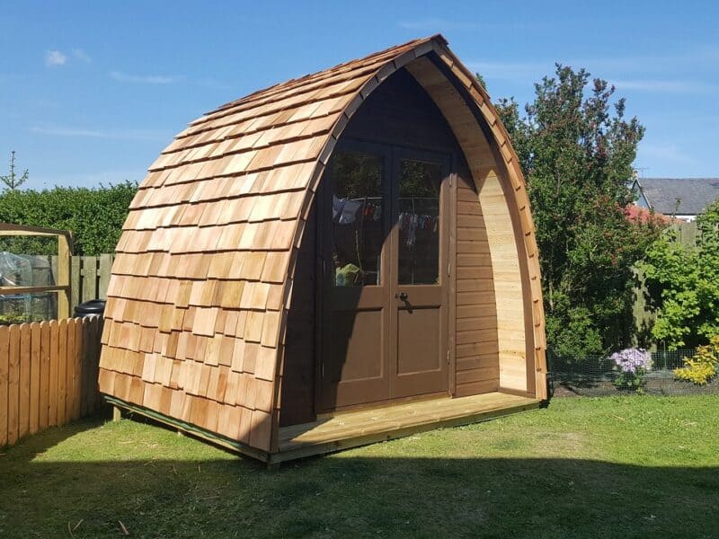 Quirky garden studio