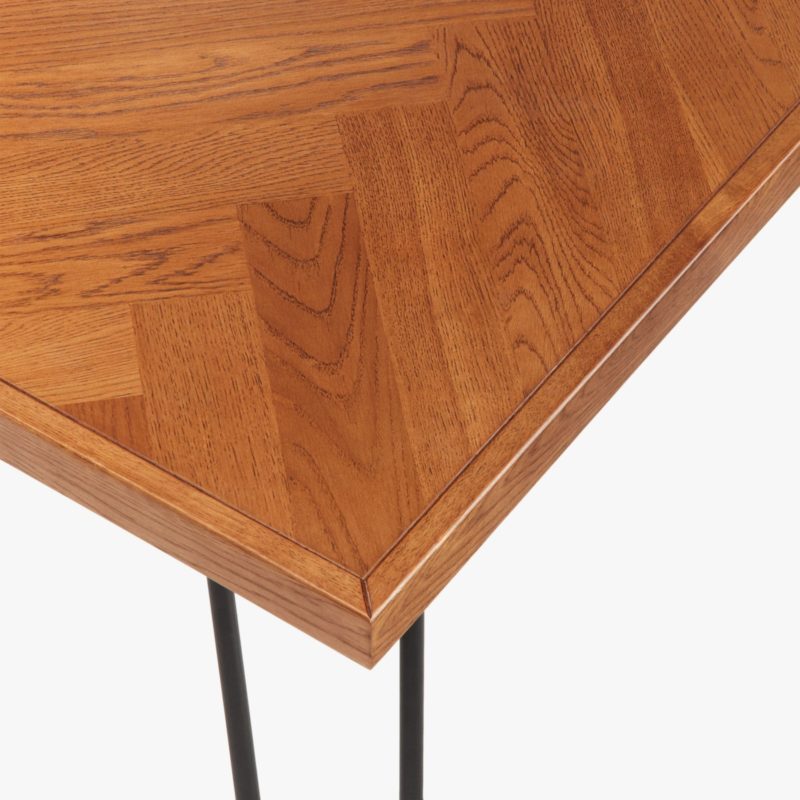 Lacquered oak dining table top