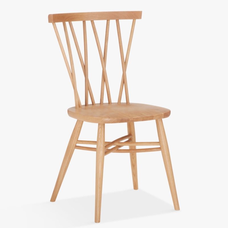 Spindle back dining chair