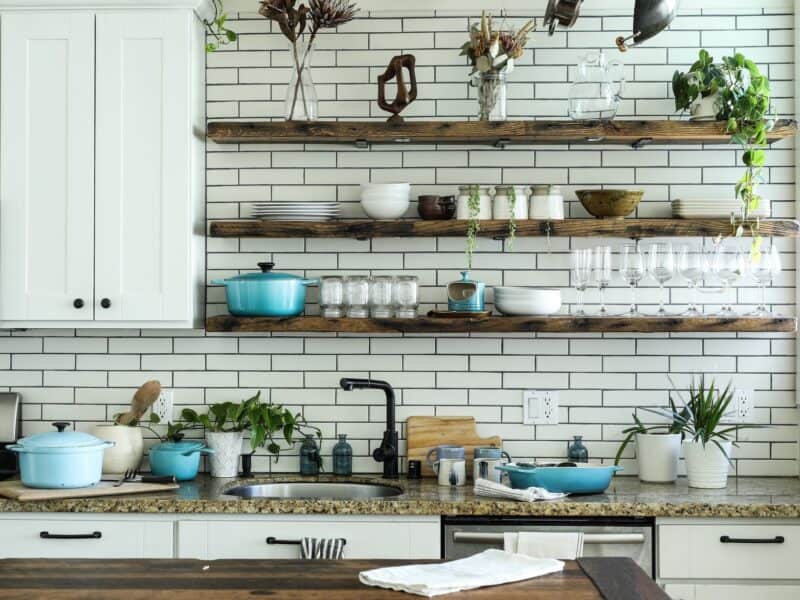 An organised kitchen