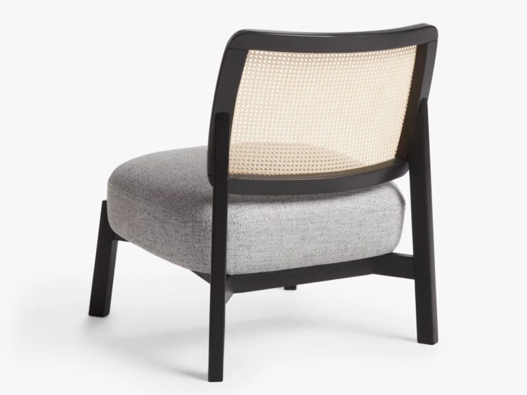 Low slung accent chair