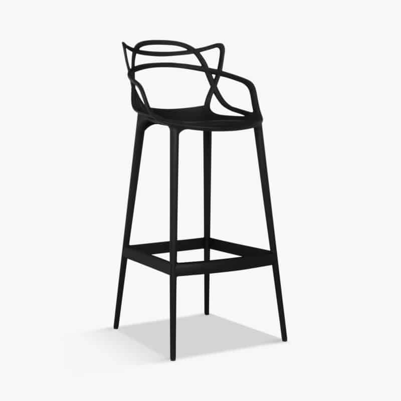 Black designer bar stool