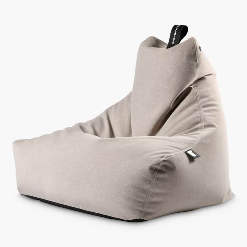 Brushed suede bean bag