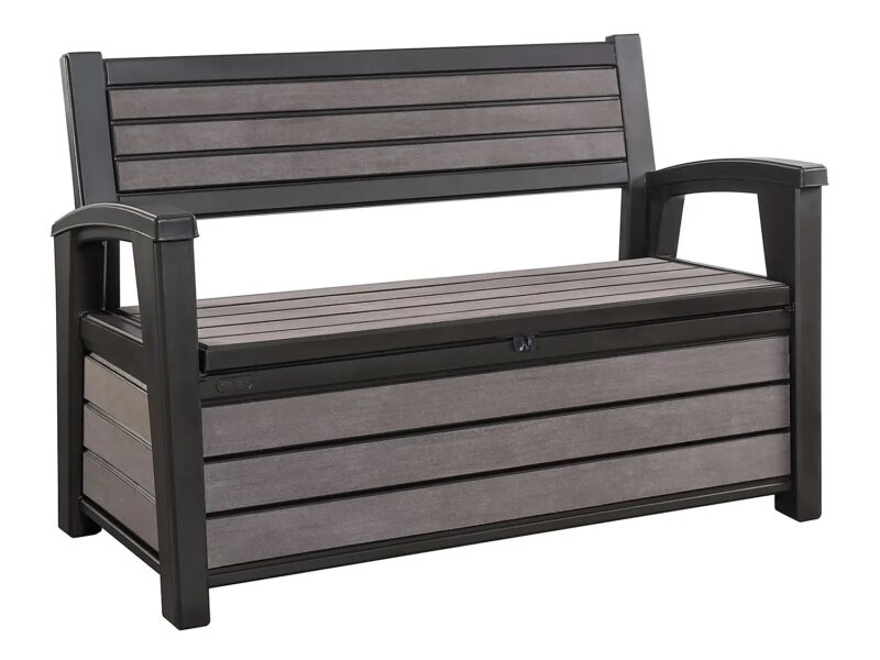 Outdoor storage bench