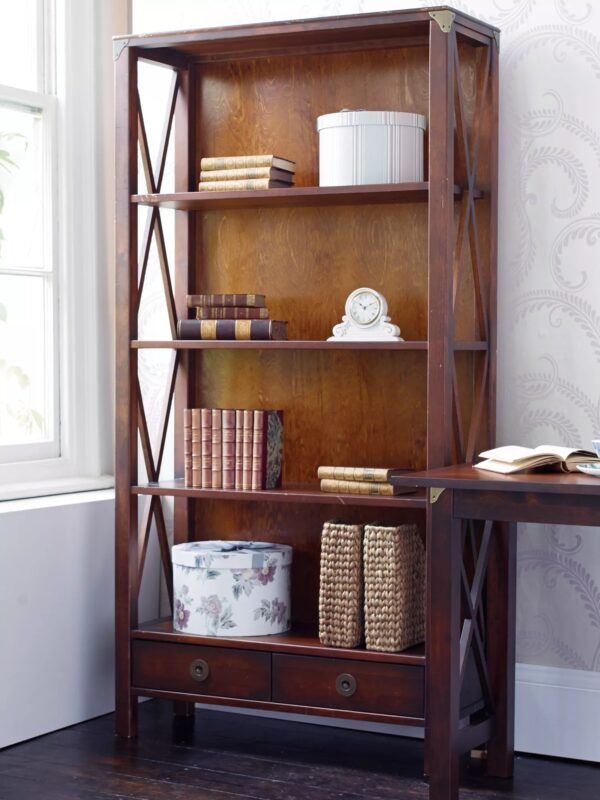 Chestnut 4-tier bookcase