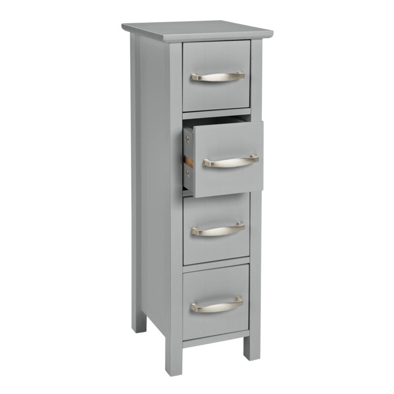 Grey 4 drawer unit
