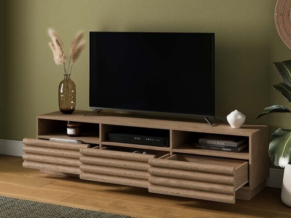 3 drawer tv unit