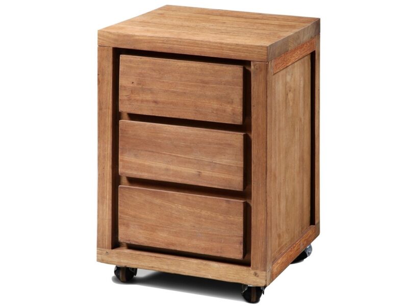 3-drawer under desk cabinet