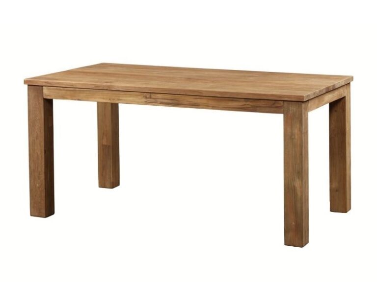 Reclaimed teak dining table