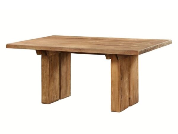 Rustic teak dining table