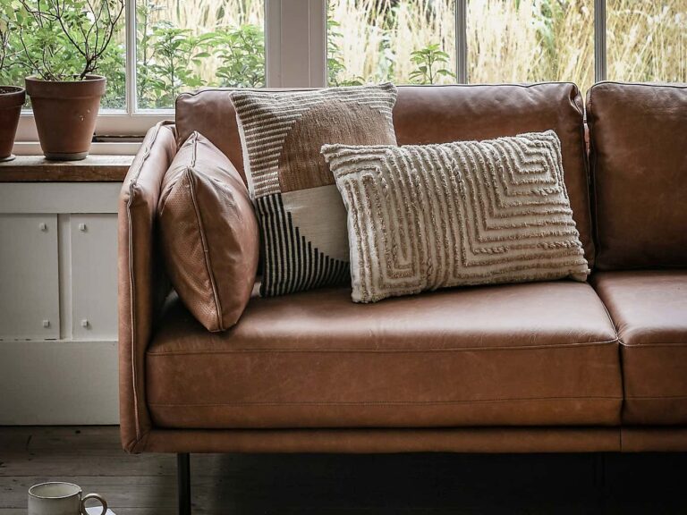 Leather sofa