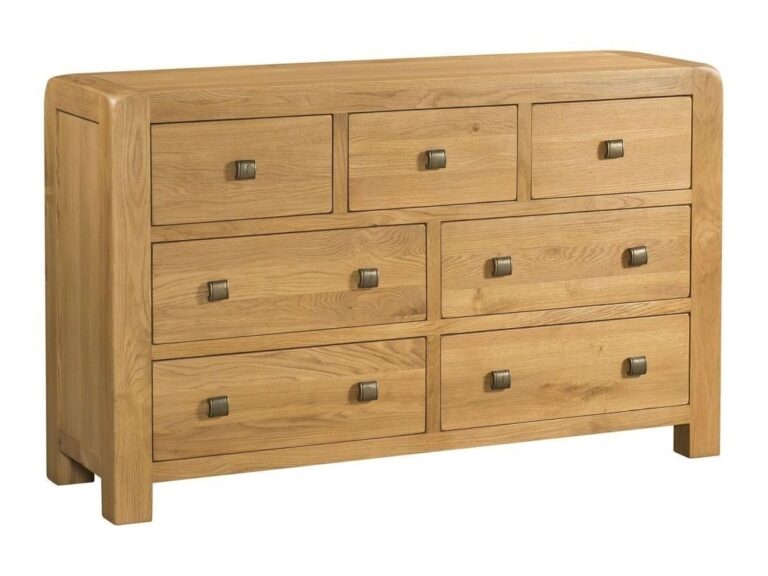 Oak 3+4 Drawer Chest
