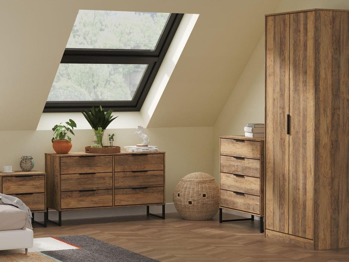 Dakota Bedroom Furniture Rustic oak bedroom furniture